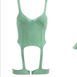 Laina Rauma Seafoam Green Basque Garter